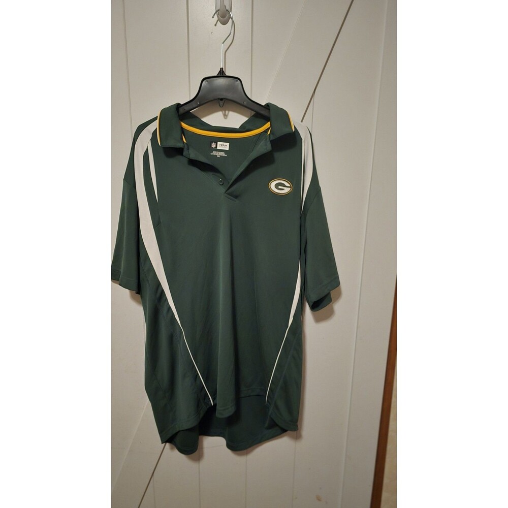 Green Bay Packers Polo Shirt NFL Team Apparel - Size XXL